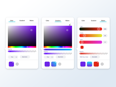 Color picker component UI color picker component ui design ui ux