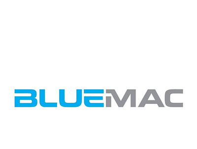BLUEMAC LOGO branding design illustration logo typography