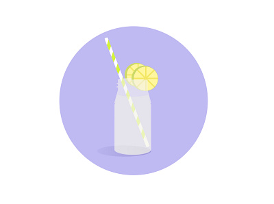 30 days of illustration- Day 13 design digital art flat illustration flatdesign illustration lemonade minimal september vector yellow