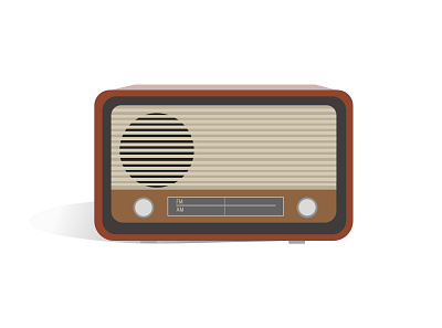 30 days of illustration- Day 17 design digital art flat illustration flatdesign illustration minimal radio september vector