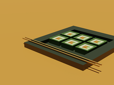 Sushi — 3D