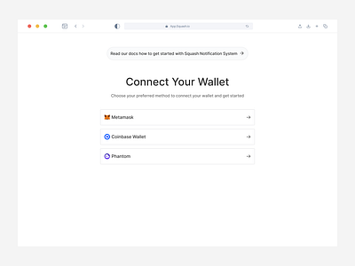 Connect Wallet - Opt-in Notification for dApps