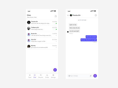 Social Messaging DApp