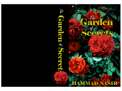 The Garden of Secrets book cover design layering photoshop photoshop editing