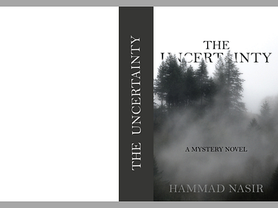 The Uncertainty book cover book cover design layering photoshop