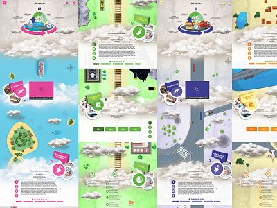 Mockup Curso concept design diagramming elearning illustration typography ui ux vector web