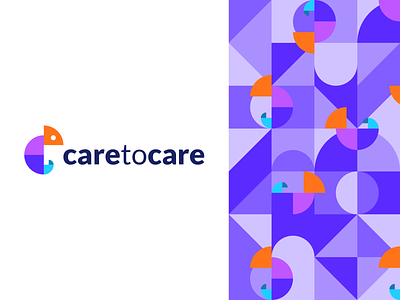 Caretocare — Branding — Chameleon logo app branding call center design graphic design identity illustration logo management solution typography ui ui library web app
