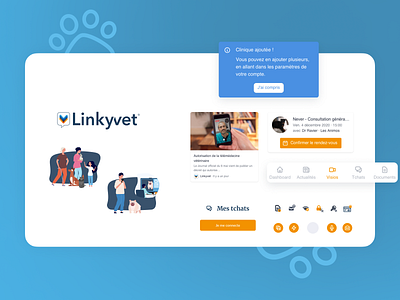 Linkyvet — UI Library — Vet teleconsultation mobile app