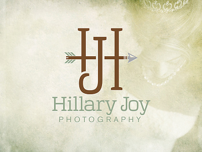 Hillary Joy Photography arrow logo photography type weddings