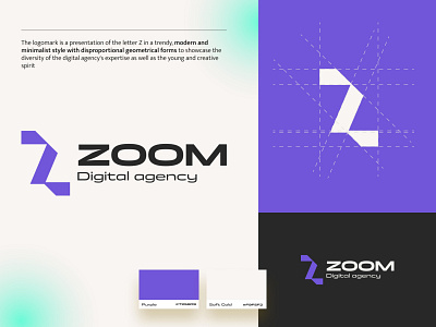 Z letter logo I Abstract mark branding design graphic design illustration logo typography vector
