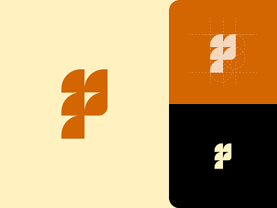 P letter logo branding design graphic design illustration logo vector