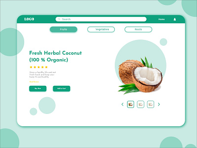 Product page web UI