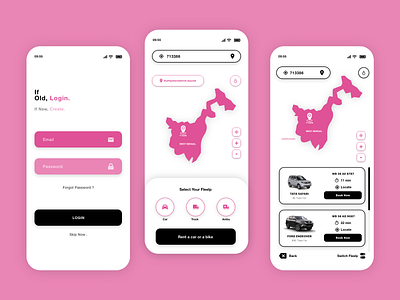 Transport App UI Design
