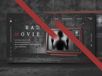 Bad Movie Website