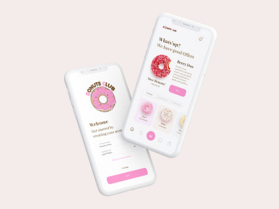 Donuts App design app delivery design developer donut figma food health magazine mobile online shopping system ui ux web website