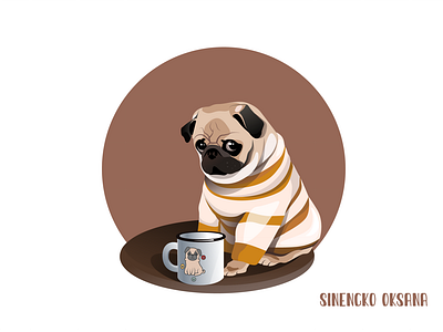 Illustration " The Pug Leonid"