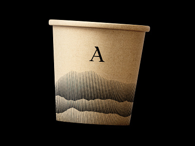 Branding for a coffee shop in the mountain brandidentity branding brandingidentity coffee cup coffeeshop corporateidentity identitydesign logotype mountain