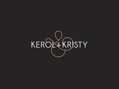 Bakery "Kerol&Kristy" bakery branding lettering logo logotype type
