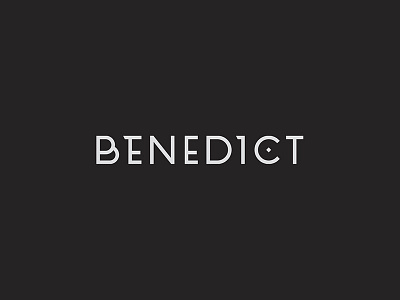 Logotype "BENEDICT" daily bar bar branding lettering logo logotype type