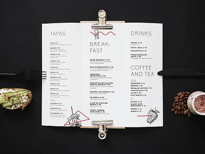 Menu and Identity for Wściekła rybka Bar