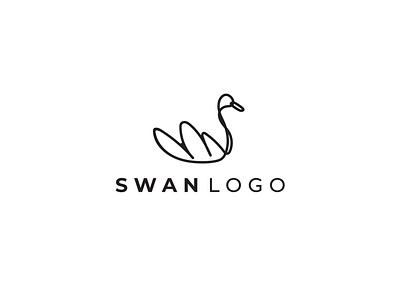 Swan Logo black swan swan logo