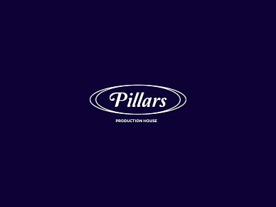 Pillars - Production House brand branding clean fashion logo minimal monogram type