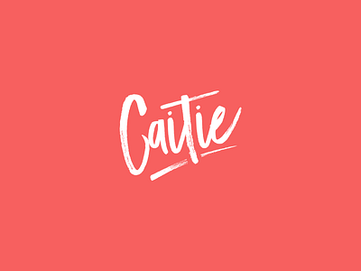 Caitie logo type