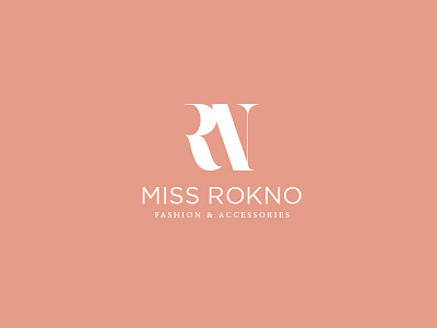 Miss Rokno branding accessories branding fashion logo minimal