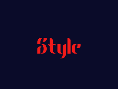 5style brand branding clean fashion logo minimal type