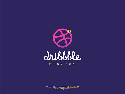 2 Dribbble invites Giveaway