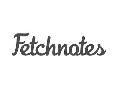 Fetchnotes logotype brand custom fetchnotes letterforms logo logotype script wip