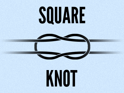 Square Knot knot knots league gothic nautical rope sailing square string