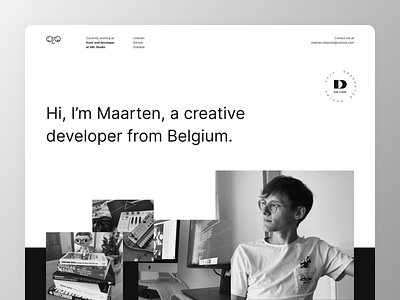 Personal website figma ux webdesign website