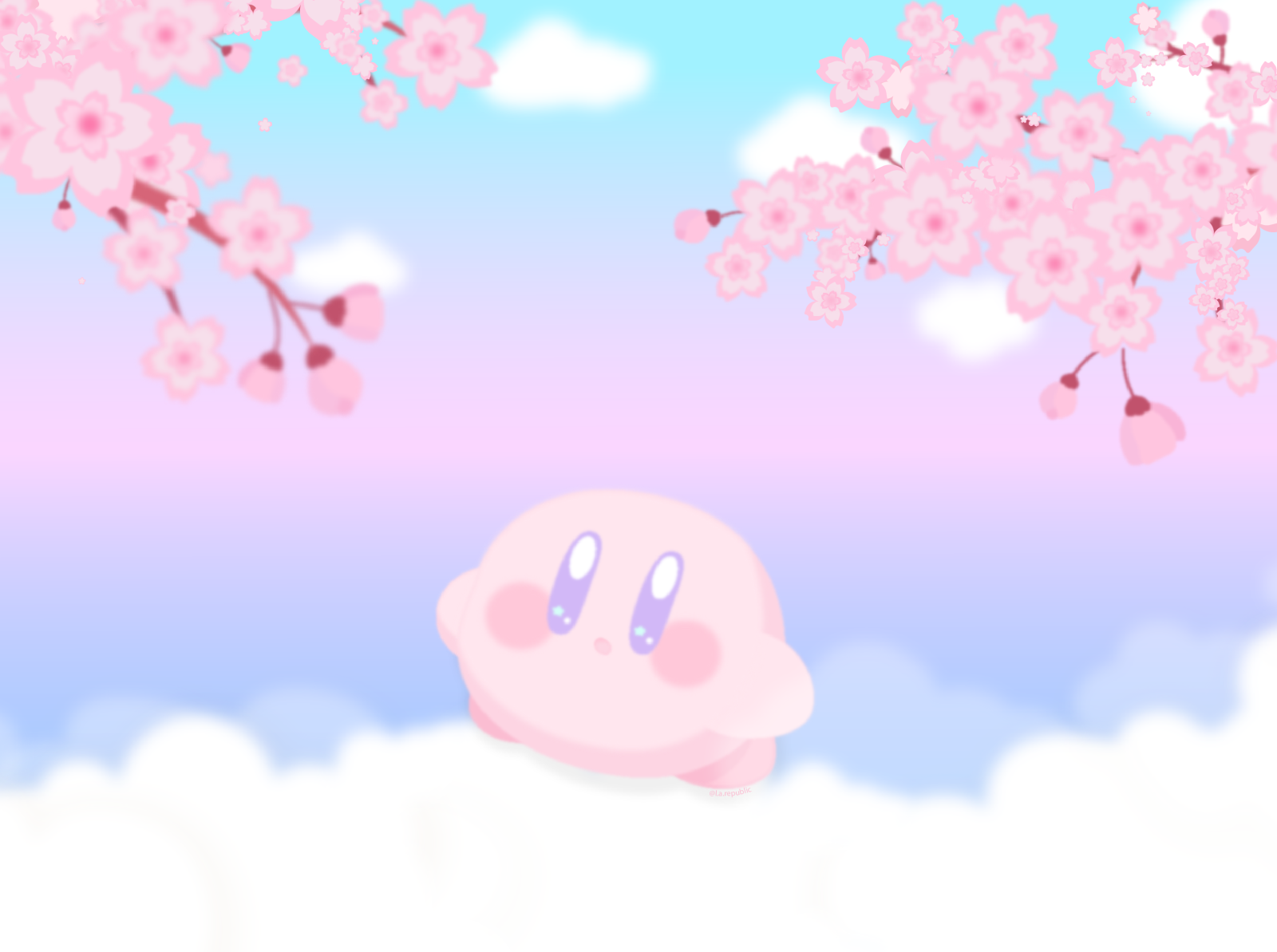 kirby and sakura by l.a.republic on Dribbble