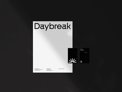 DAYBREAK Application brand brand identity branding design graphic design icon logo typography
