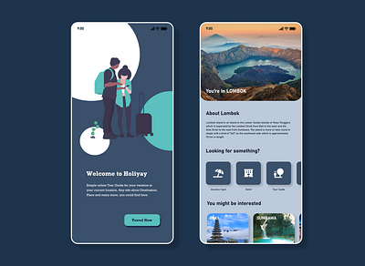 Holiyay! mobile mobile app mobile app design mobile design mobile ui