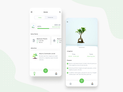 Plant Care Mobile App Design