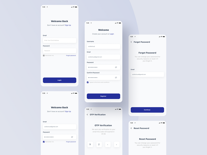 Browse thousands of Authentication UI images for design inspiration ...
