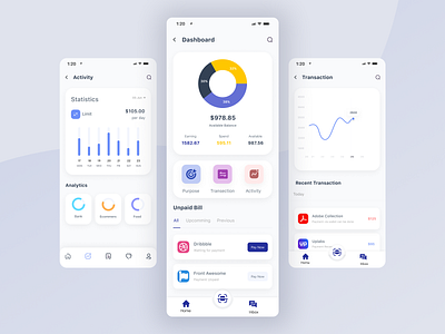 Fintech Dashboard UI Kit (Digital Wallet)