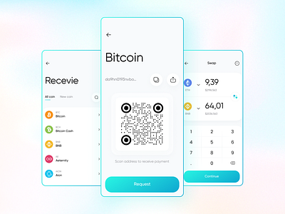 Crypto Wallet Scan QR Code UI Kit bitcoin app crypto app scan qr code