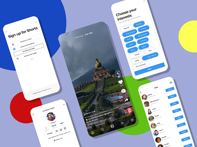 Short video app concept