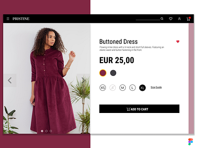 Clothing Product Page