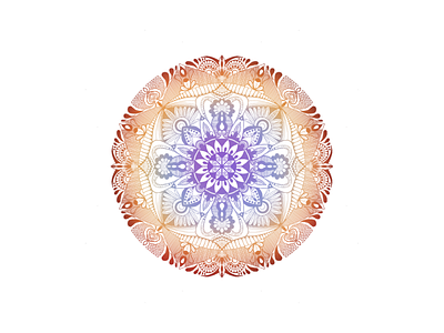 Colourful Mandala art color colorful colors colour colourful colours design digital art digital drawing drawing mandala multi color orange procreate procreate art red violet yellow