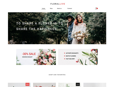 FloralLive website