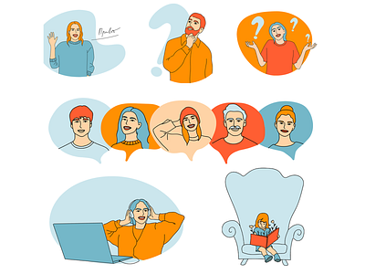 Illustrations for the website