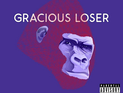 Gracious Loser cd cover design illustration vector
