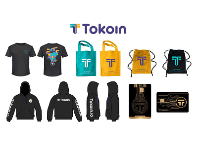 Tokoin Merchandise branding design illustration logo merchandise design vector