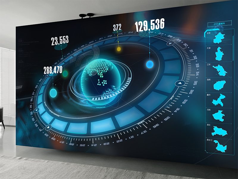 Data screen. Data display. Long display.