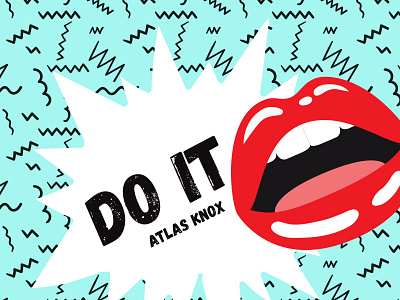 Atlas Knox cover art flat design graphic design music