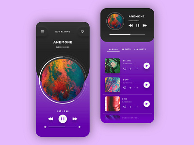 Daily UI #9 - Music Player 100daychallenge application dailyui interface music player ui